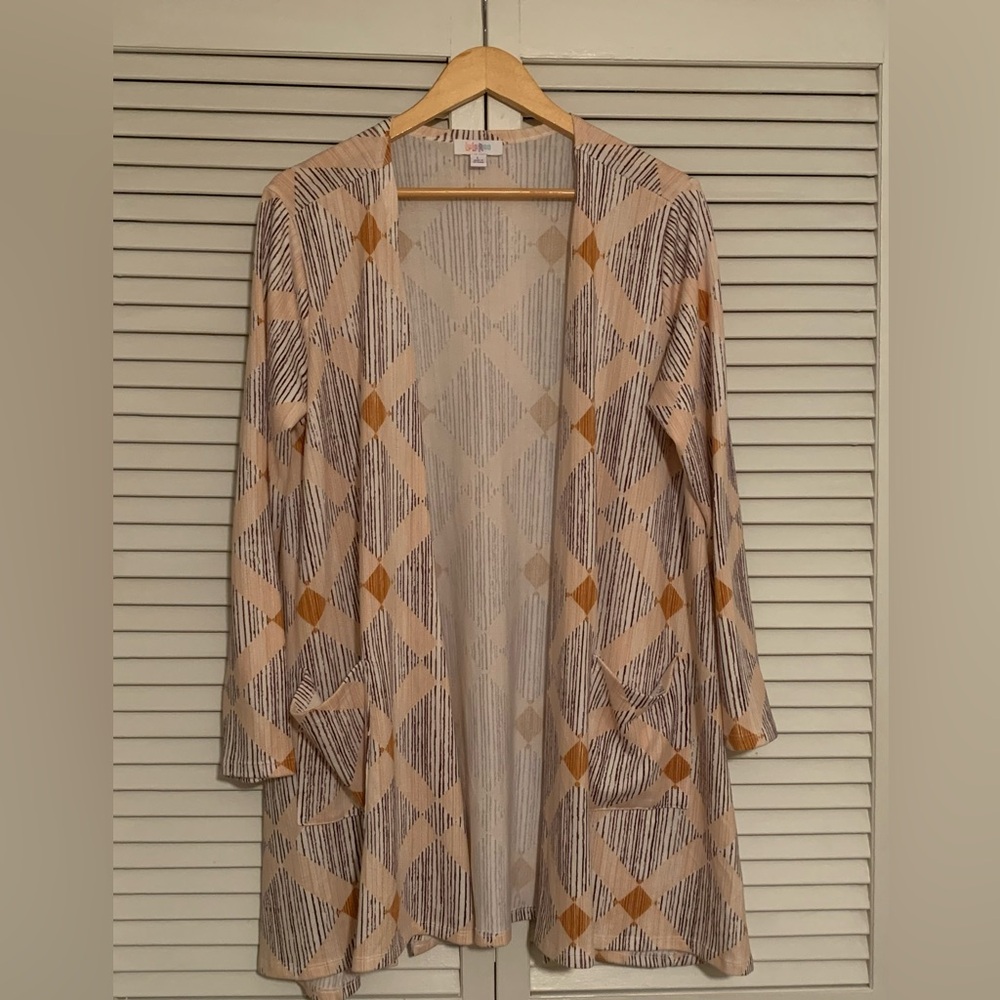 LuLaRoe open front cardigan with pockets